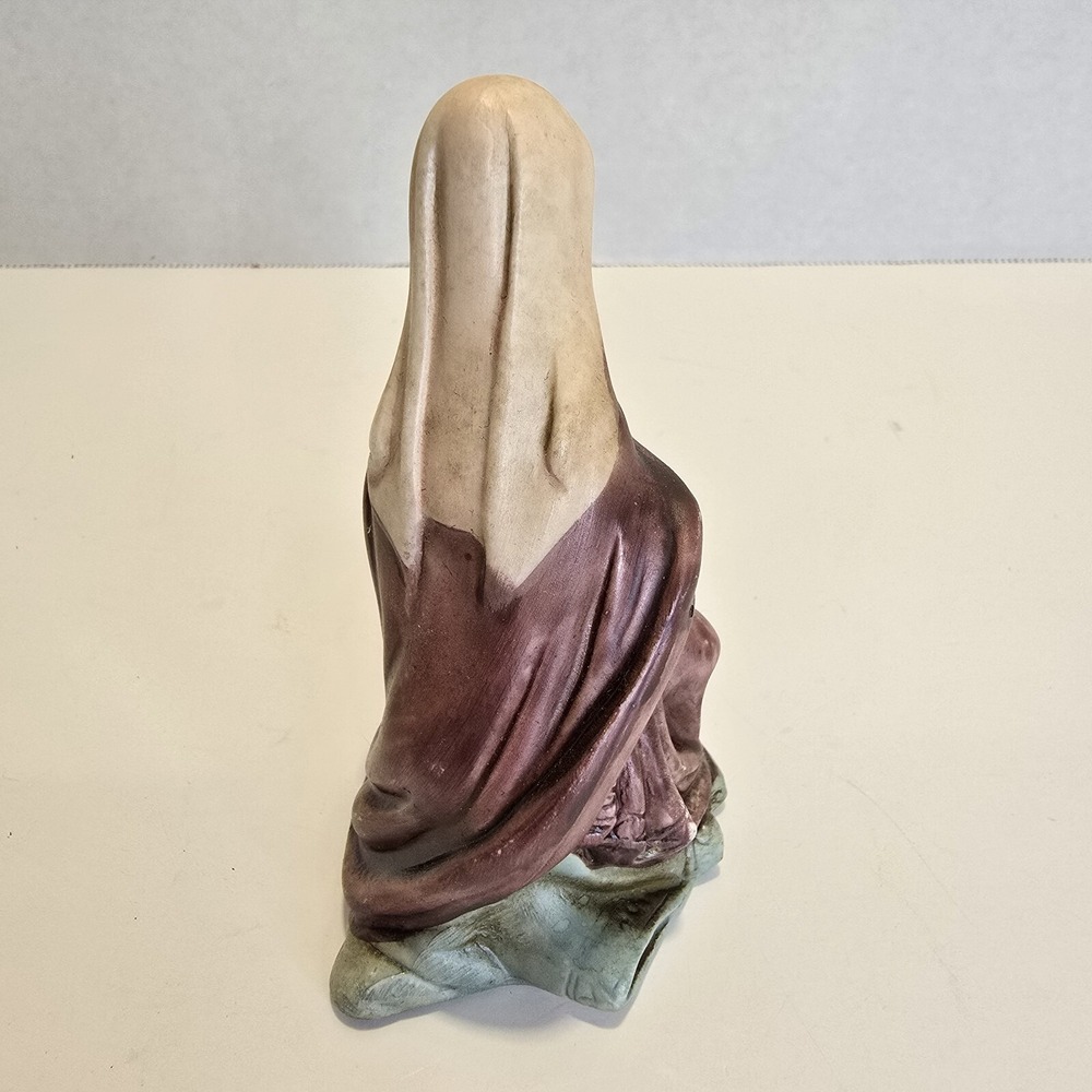 Nativity Set Porcelain Mother Mary Figure Replacement Part Vintage - Picture 3 of 7